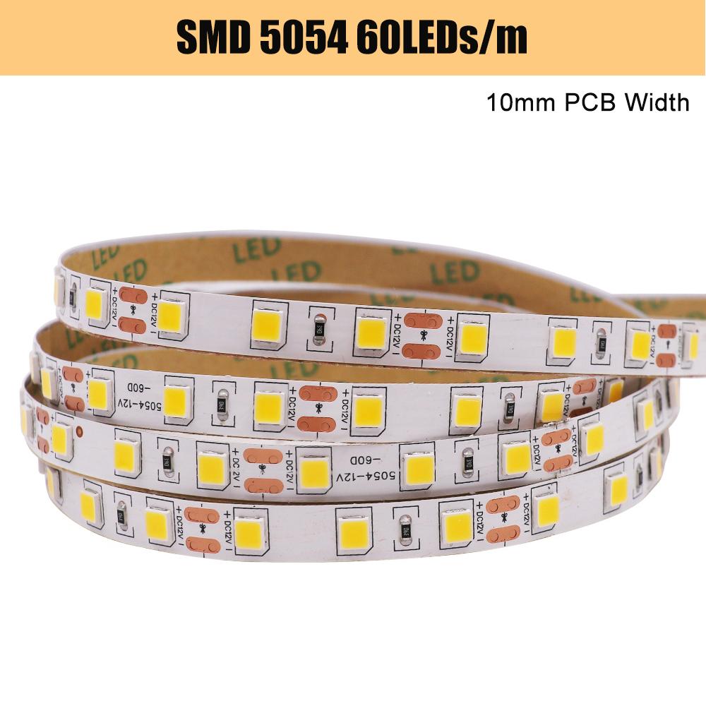 5M 12V Waterproof LED Strip Light SMD5050 2835 Flexible Tape 60-480 LEDs/M Warm White Home Decor