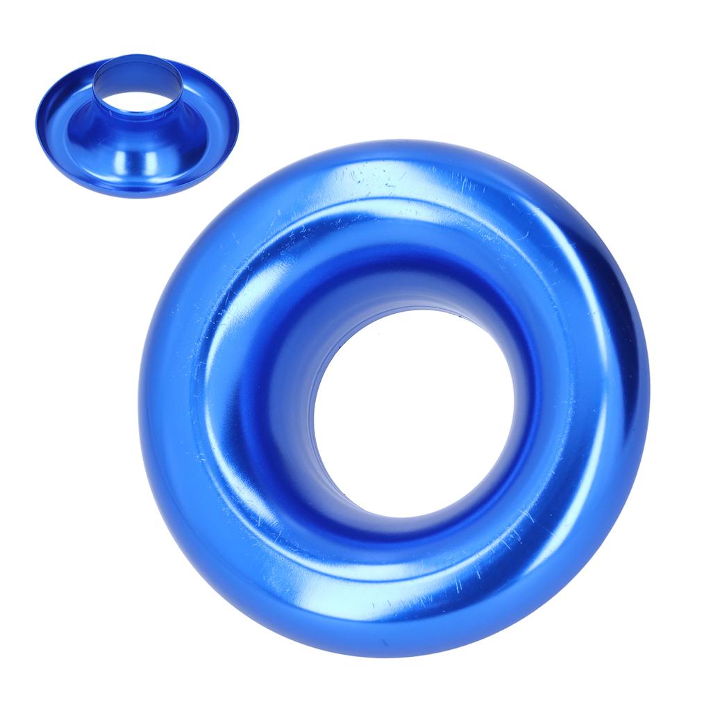 73mm 2.9in Car Short Ram Cold Air Intake Turbo Horn Aluminum Velocity Stack AdapterBlue