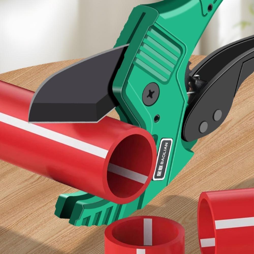 Ratcheting PVC Pipe Cutter Manual PPR Tube Cutting Tool SK5 Aluminum Alloy Fast Cutting