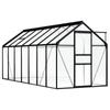 Day and Night - Day and Night Anthracite Gray Aluminum Greenhouse 8.17 M²