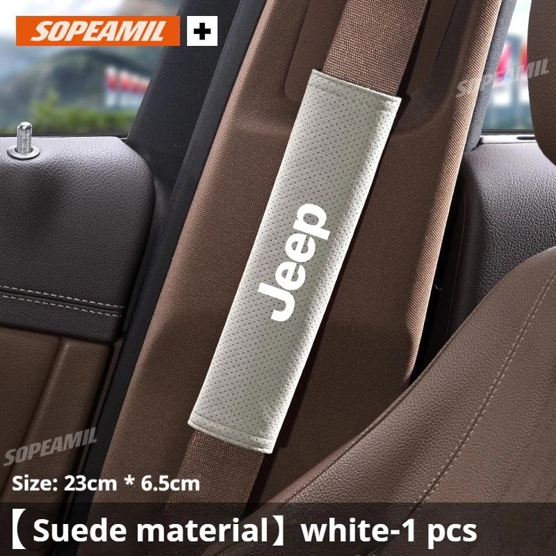 For Jeep Jeep Grand Cherokee Wrangler JK Gladiator Patriot Commander Renegade Compass SRT Trail Hawk Car Seat Belt Protect Sh