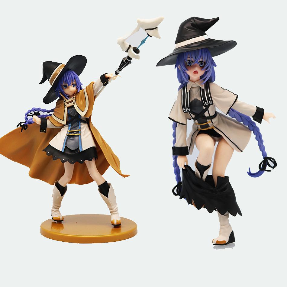 20cm/25cm The Magician Roxy Migurdia Action Figure Mushoku Tensei Jobless Reincarnation Anime PVC flower Articulated Poseable Detailed Movable Scale