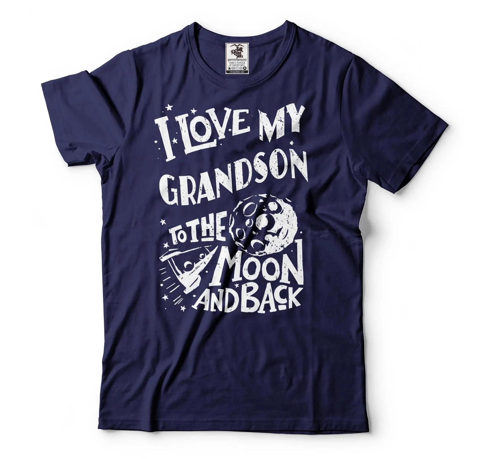 I Love My Grandson T-Shirt Grandpa Grandma Shirts Mother s Day Grandma Shirt 3XL