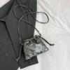 Fashion Butterfly Mini Crossbody Bags Drawstring Pu Leather Bucket Shoulder Bags Ladies Leisure Small Phone Handbags AVE