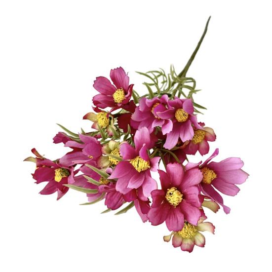 Artificial Spring Flowers Realistic Faux Wildflowers with Stem Colorful Floral Bouquet for Vase Indoor