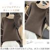 Boretipseo Knit High Long Pullover Plus Perfect for Winter Women's Sweater, Neck, Sleeve, Top, Turtleneck, Soft, Figure-Flattering, Stylish, Casual,