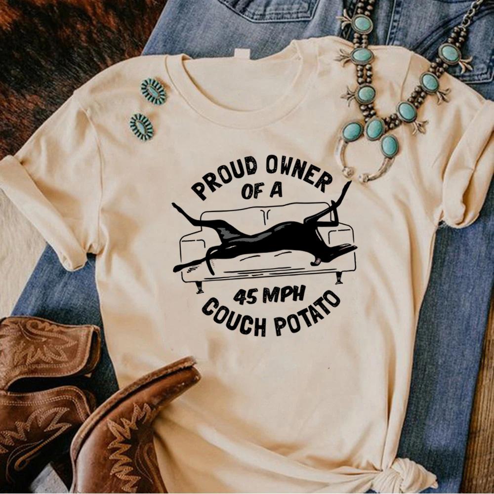 Greyhound tshirts Women anime Tee girl designer clothing