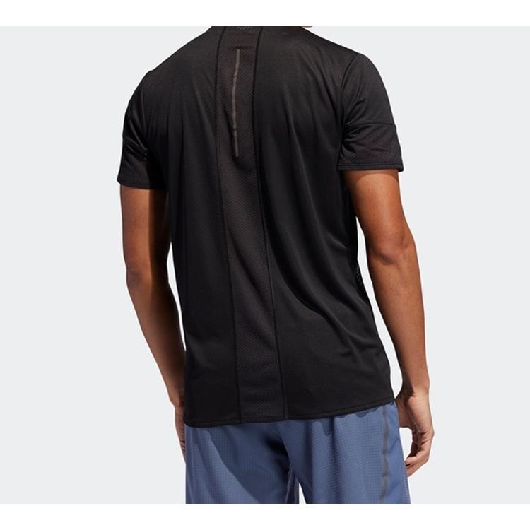 Adidas T Shirts Men's Black Crew Neck Moderate Straight Fit EI6321
