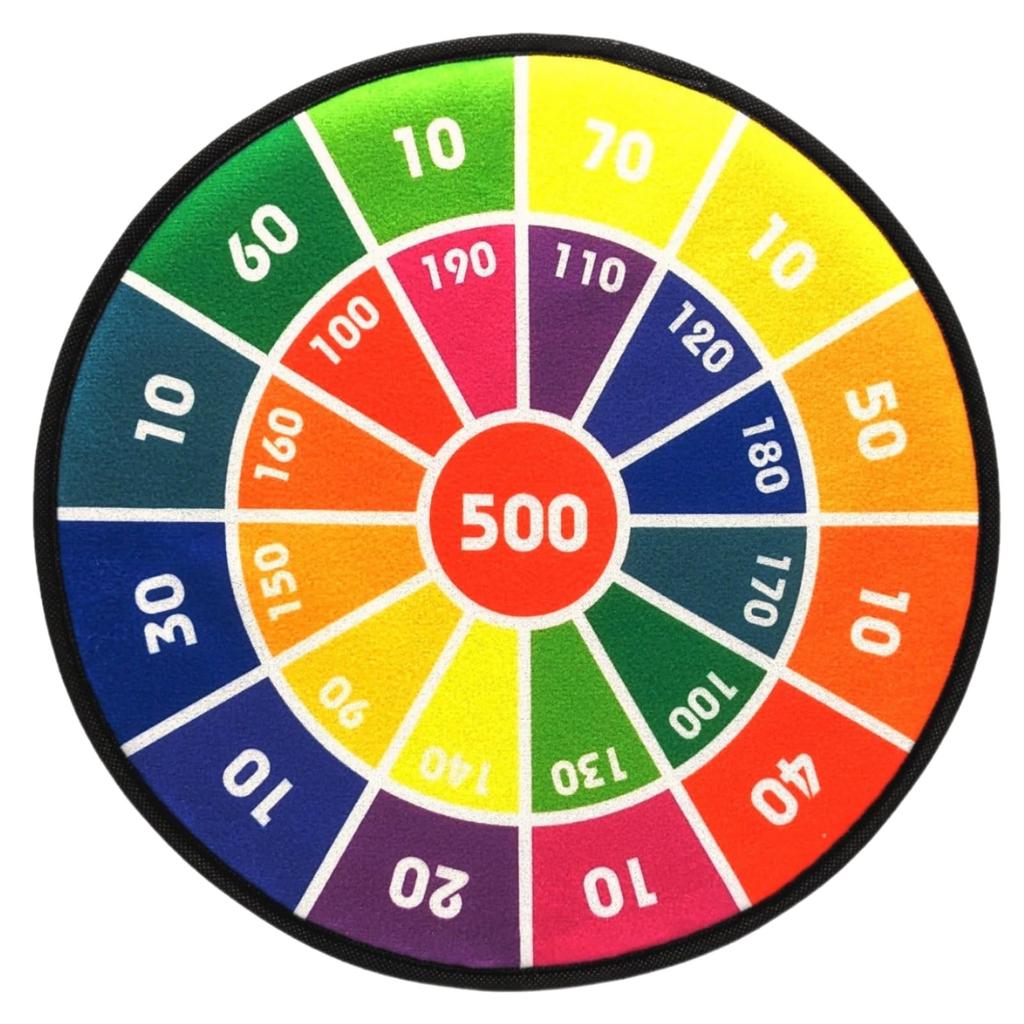 APOSITV Toy Ball Target with Darts, 8 Balls, Safe for Indoor and Outdoor Use, Large Size