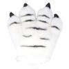 Simulation Animal Claw Gloves Cute Tiger Claw Plush Gloves Werewolf Costume GlovesYellow