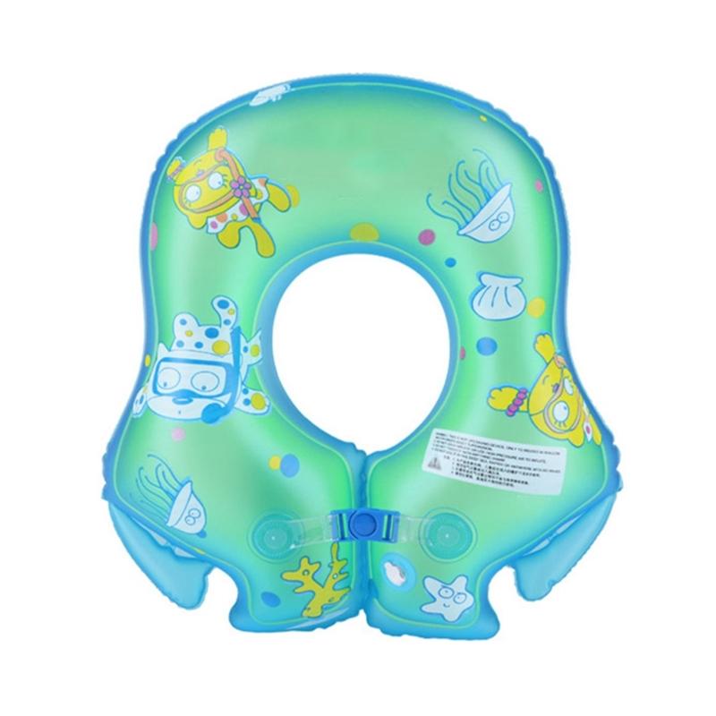 Infant Swim Float Swimming Circlet Ferature Thickened Buoyancy And Anti Rollover Support For Secure Pool Activity