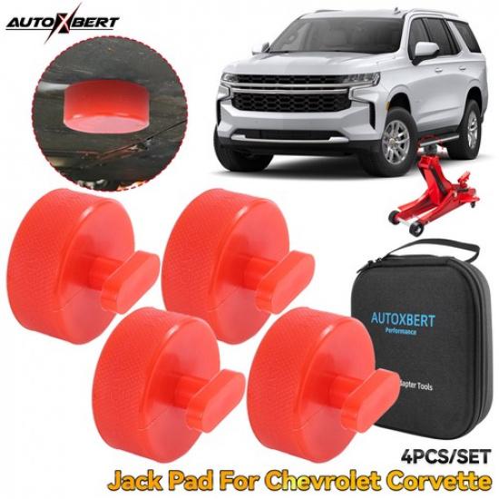 4x Jack Pucks Jacking Lift Pad Bag for Chevrolet Corvette C5 C6 C7 Polyethylene