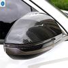 Chrome / Carbon Fiber Rearview Mirror Shell Rain Eyebrow Weatherstrip Shield Shade Cover Trim For Hyundai Tucson NX4  - 2025