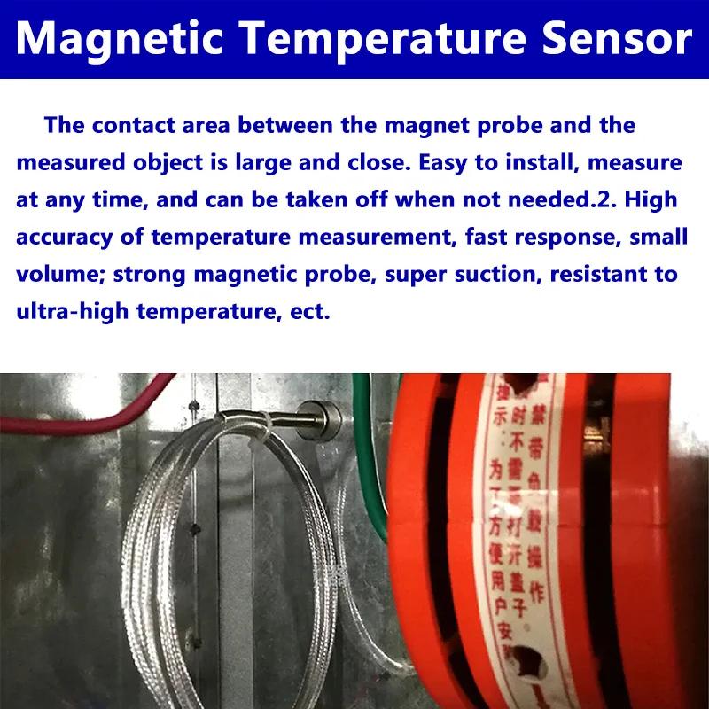 Strong Magnetic Adsorption Thermocouple Temperature Sensor 0-450 Degree K Type Plug with Stainless Steel Shielded Wire