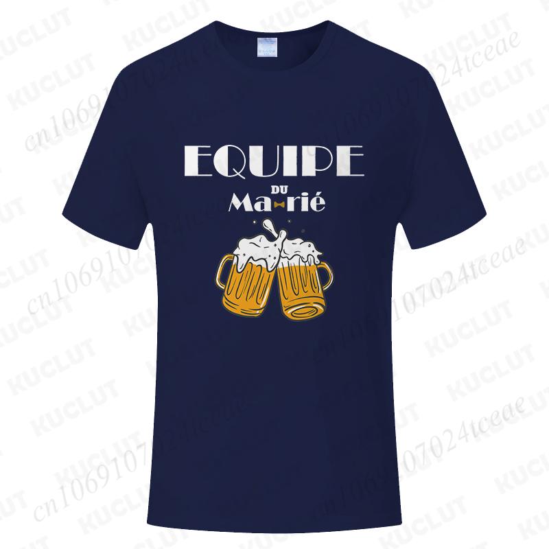 French Boyfriend Bachelor Party Tshirt Single Wedding Graphic Oversized Y2k Tops Evg Team Groomsman Tees Future Groom Man Shirt