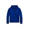 Polo Ralph Lauren Ss23 Solid Color Logo Embroidered Zip-Up Hoodie Men Hoodies Blue MNPOKNI16822726-400