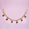 Temperament Glass Stone Red Cherry Chain Jewelry Bag Hanging Jewelry Bag Charm Bag Accessories
