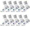 5/10 Pairs Men's Striped Mid-calf Sports Socks Breathable Socks Casual Socks