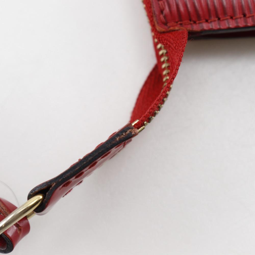 LOUIS VUITTON Pochette Accessoires Pouch M52947 Accessory pouch Castilian red Red Epi Leather Women Used