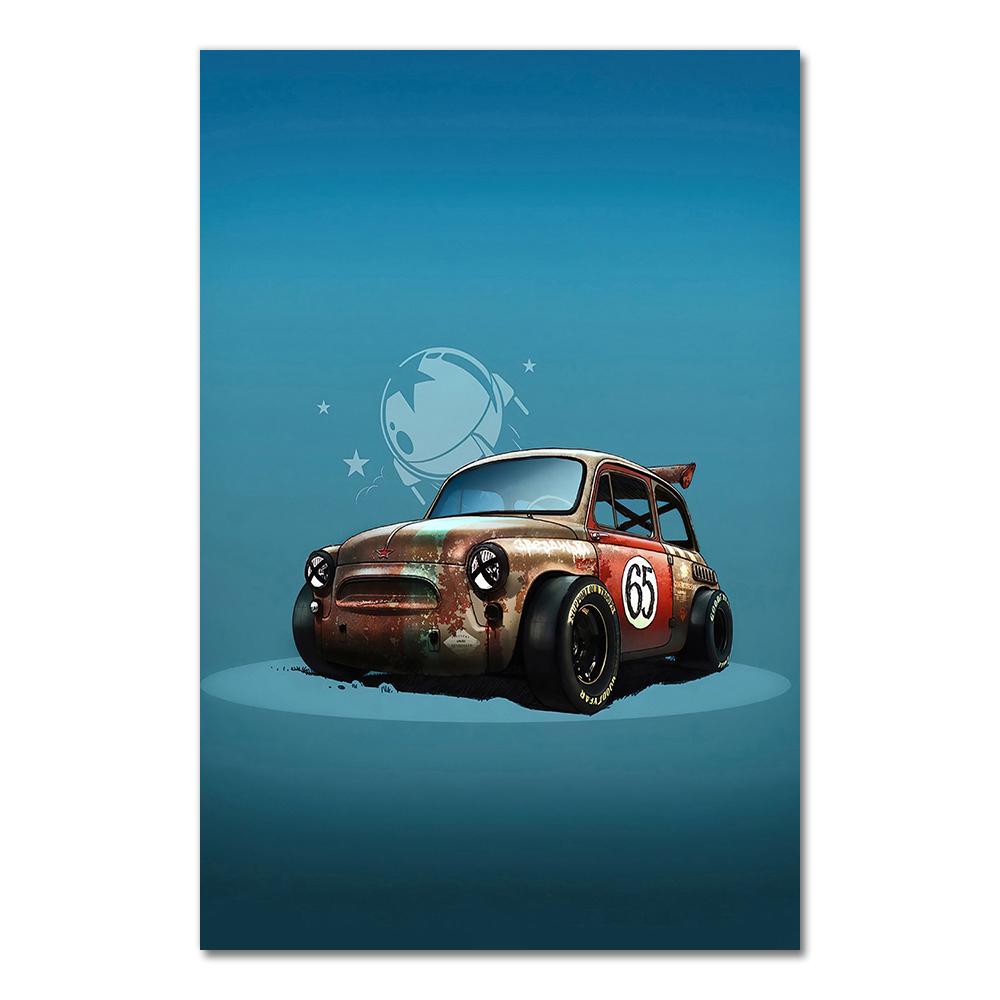 Cool Car Image Canvas Painting Wall Art Cartel De Coche Nordic Posters and Prints Poster Car Decorativas No Frame