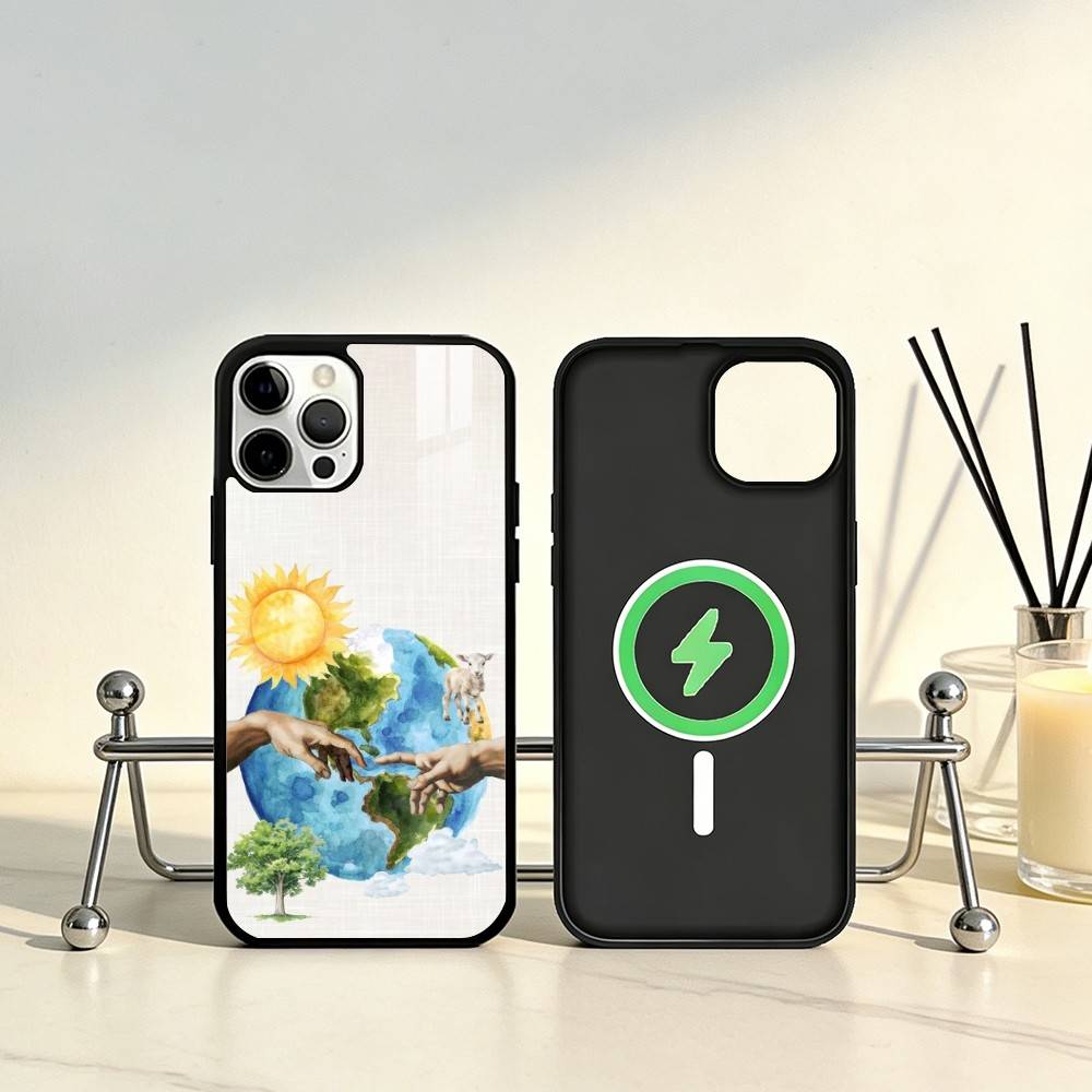World Peace Phone Case For iPhone17,16,15,14,13,12,11 Plus,Pro Max Magnetic For Magsafe Wireless Charging