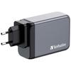 Verbatim Ładowarka Sieciowa Gan 240W3Xusb-C/Usb-A + Adapter Eu/Uk/Us Gnc-240 32205