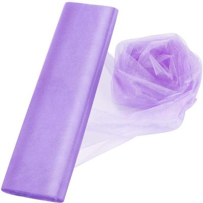 4PCS Tulle Crystal Organza Sheer Fabric Backdrop Curtains for Wedding Baby Shower Birthday Party Event Decor, 10m/roll