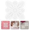 10PCS White Plastic Butterfly Sheet Knitting Board Hexagonal Sheet Crochet Embellishments DIY Weaving Bag Material