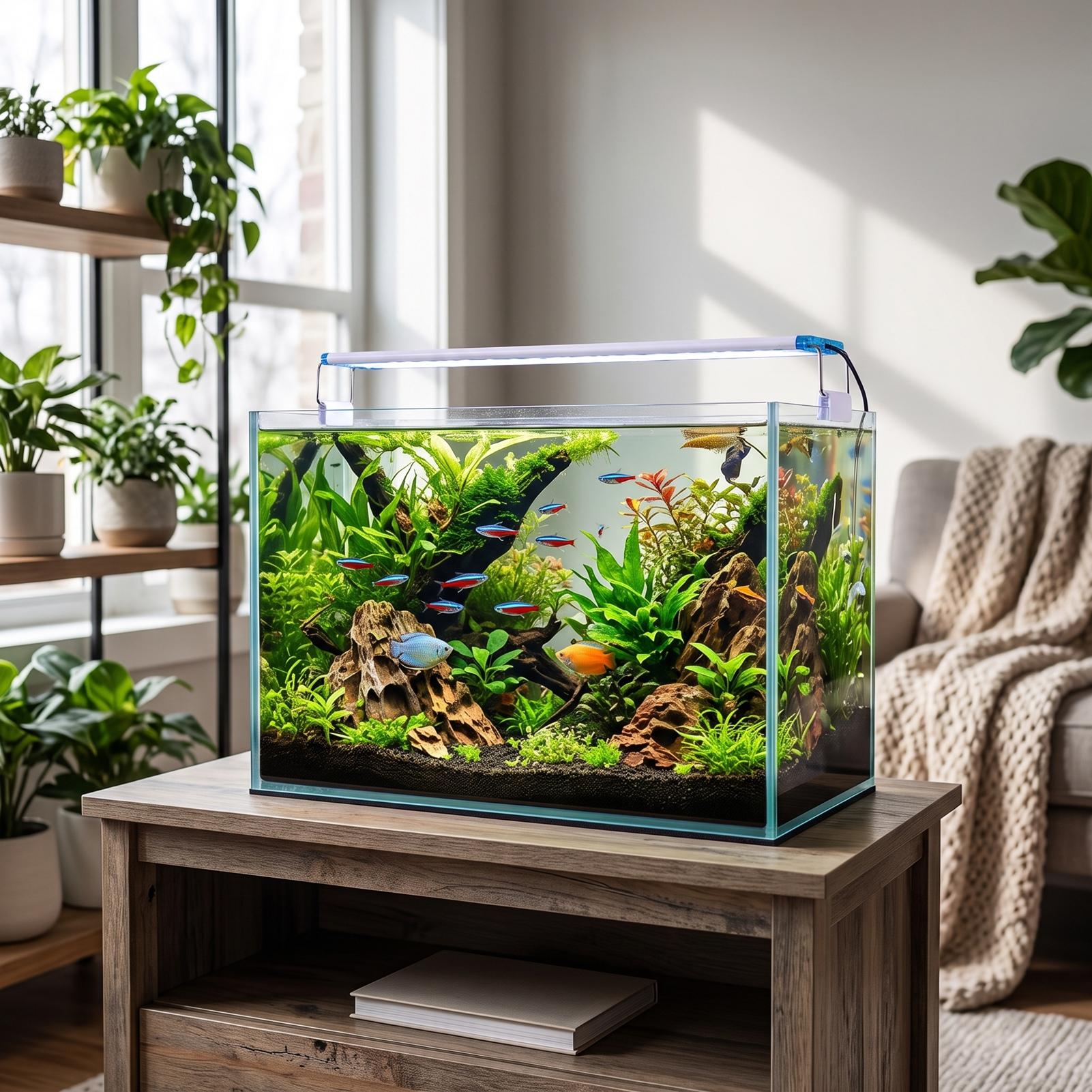 Oświetlenie LED do akwarium, z 3 timerami, do akwariów o długości 58 do 71 cm