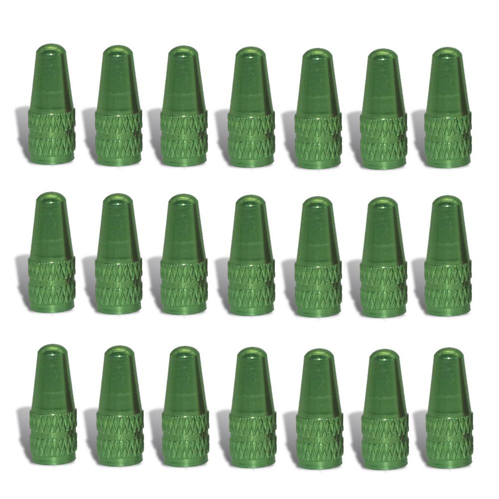 10 Pcs / Set Aluminum Alloy Road MTB Track Racing Bike Tube Tyre Bicycle Tire Wheel French Valve cap Presta AIR Valve Caps