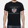 T-shirt Premium Armoiries de la République Populaire de Donetsk Été Coton Manches Courtes Col Rond T-shirt Homme Nouveau S3XL