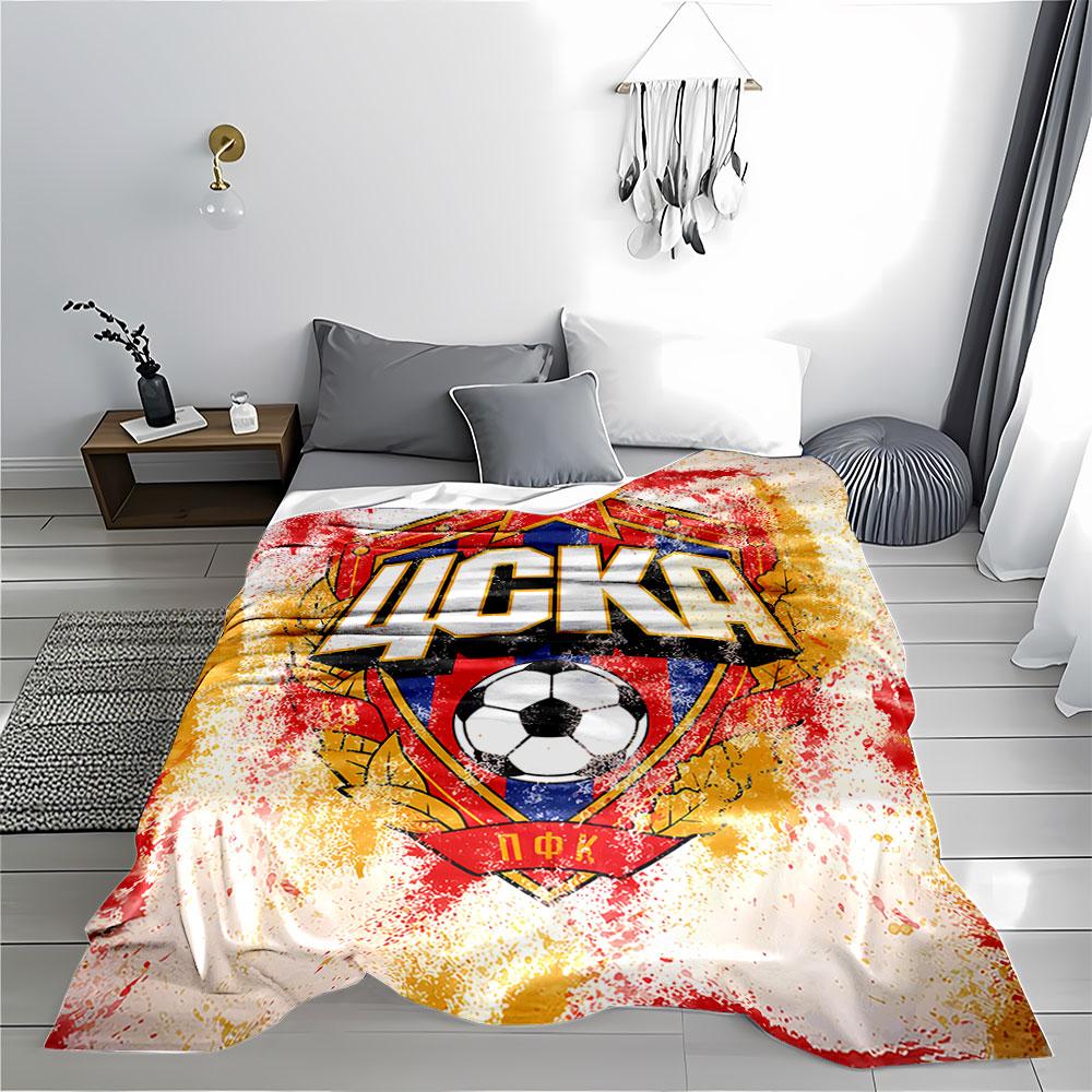 CSKA Football Club Logo Blanket for all seasons blanket lunch break throw gift