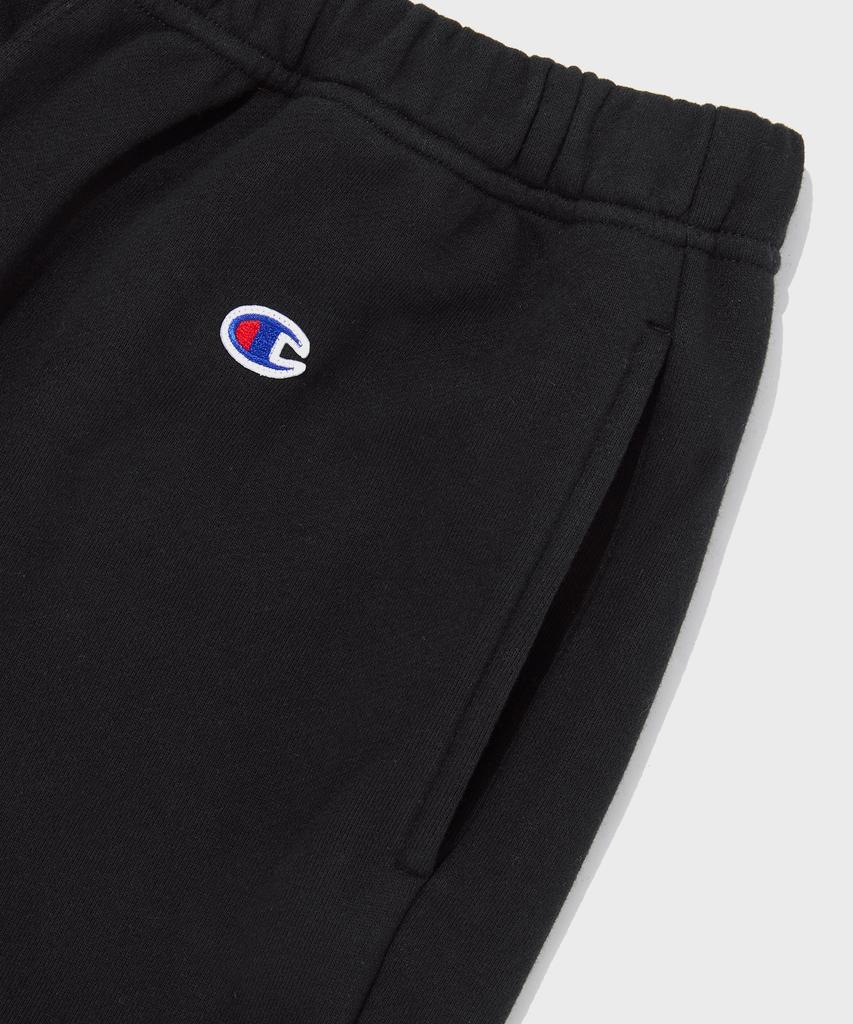 CHAMPION C-Logo French Terry Elastic Waist Jogger Pants Black
