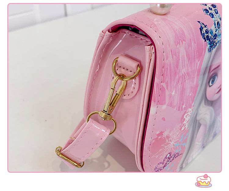 Princess-Style Cartoon Crossbody Bag - Cute Handheld Shoulder Purse for Girls