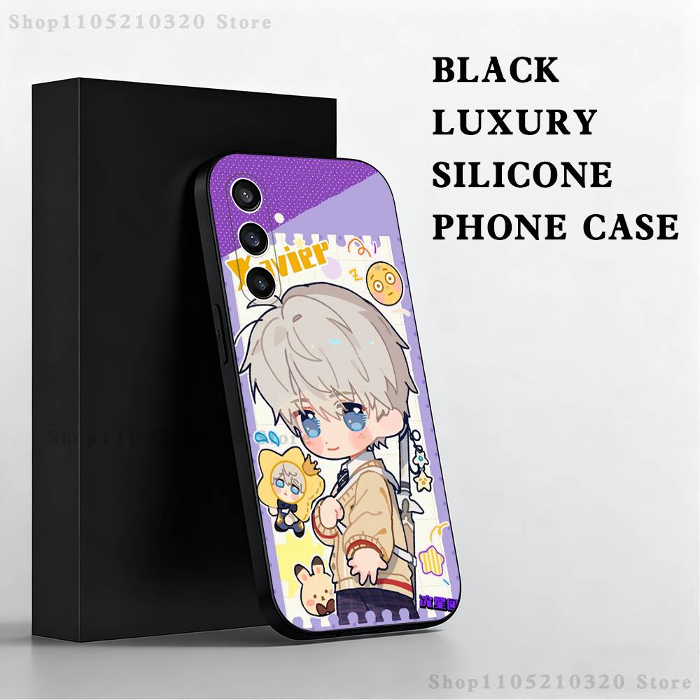 

Cute L-Love and D-Deepspace Phone Case For Samsung S25,S24,S21,S22,S23,S30,Ultra,S20,Plus,Fe,Lite,Note,10,9,5G Black Cover SamsungS24plus 5G