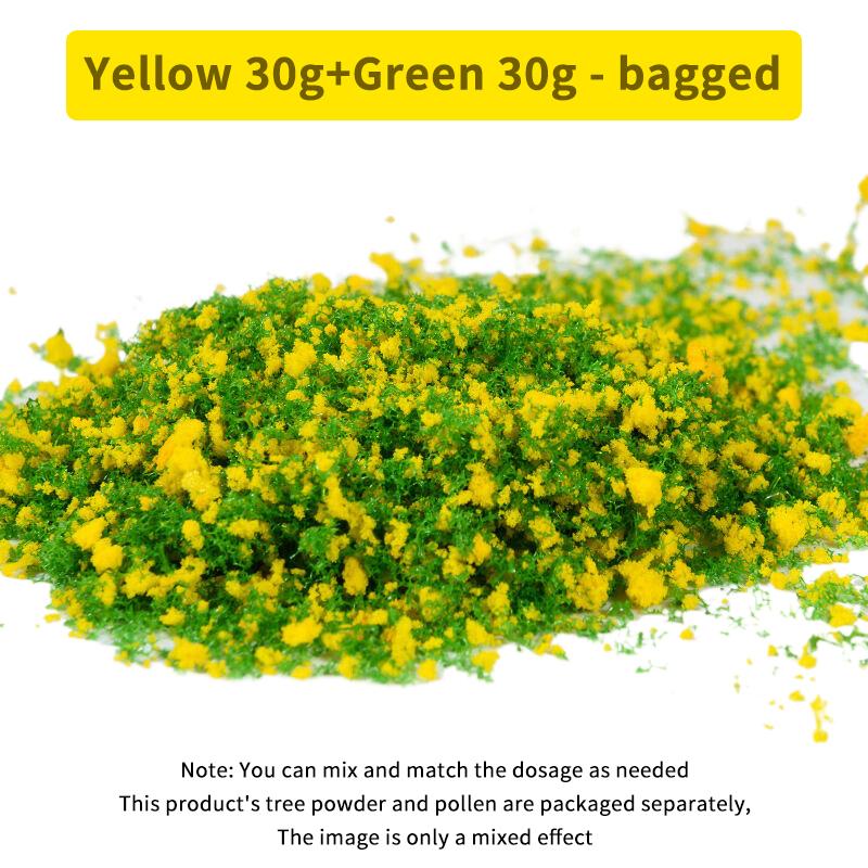 Realistic Model Static Grass Powder 60g DIY Flocking Material Scenery for Sand Table Railway Train Landscape Projects