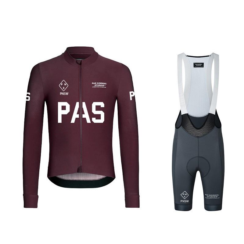 Men Women Cycling Jersey Set Breathable Quick Dry Long Sleeve Mountain Bike Apparel