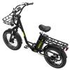 Electric Bike Adult KOOLUX 20" 750W Motor Top Speed 50Km/h 48 V 25AH Max Range 120Km Load 120Kg Black X7