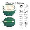 Anti-fall Earphone Case with Carabiner Dustproof Earbuds Cover Shockproof Anti Scratch Charging Box Shell for QCY MeloBuds N60