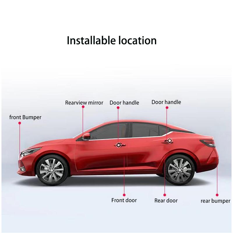 4pcs Auto Anti Collision Strips Rubber Car Door Protector Stickers Bumper Anti-collision Strips For Mercedes Benz W203 W204 W205 UT8