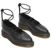 Dr. Martens Elphie II Leather Comfortable Versatile Flat Mary Jane Shoes Women shoes Black 40683001