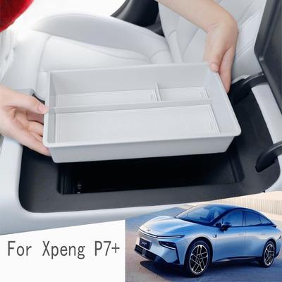 Für Xpeng P7+ Dedizierte Mittelkonsolen-Armlehnenbox Aufbewahrungsbox P7 Hinzufügen Trennaufbewahrung Krimskramsbox Zubehör Zubehör