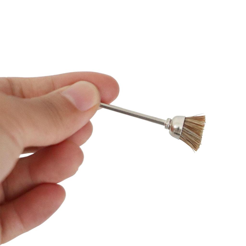 Draht-Radbürsten-Set, einschließlich Drahtbürsten-Set aus Messing und Stahl  (2,35/3 mm) Schaft für Zubehör, rotierende Werkzeuge, Polier- und Reinigungswerkzeuge