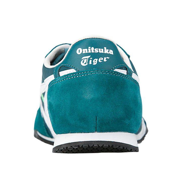 ONITSUKA TIGER Serrano Légères Confortables Amortissantes Antidérapantes Résistantes à l'Usure Chaussures Décontractées Basses Baskets Unisexes Vert 1183A237-300