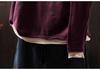Women's Plus Size High Neck Patchwork Sweater - Winter Two-Piece Knitwear