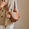 Leather Shoulder Bag Large Capacity Top Layer Cowhide Women Brand Diagonal Cross Bag Fashionable Designer Luxury Women's Handbag