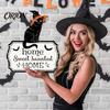 Seasonal Wooden Hanging Sign Halloween Door Sign, Cute Cat Front Durable Tag Hanger with Hemp Rope for Porch Wall Indoor Home Decor