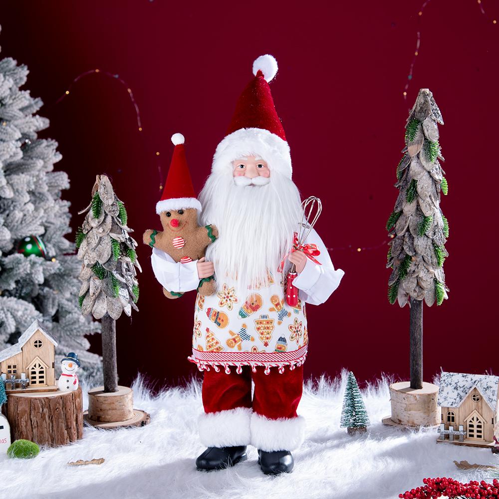 

Baker Santa Claus Plush Ornament