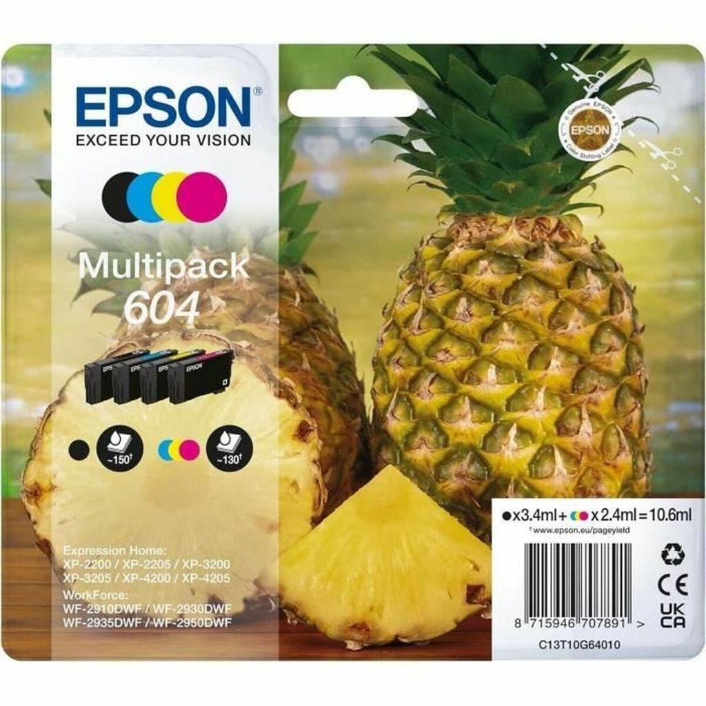 Epson 604xl Ink Cartridge Multipack Black/Cyan/Magenta/Yellow