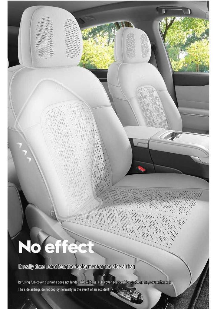 Zeekr 7x All-Season Breathable Suede Seat Cushion Set